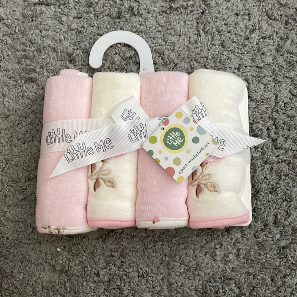 SOLD!  BNWT Little Me washcloths